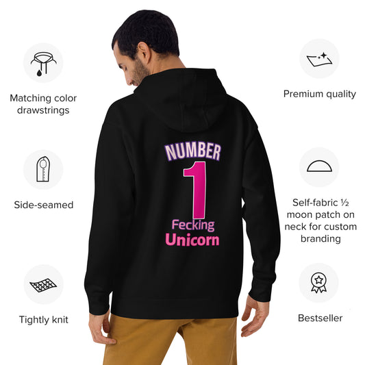 Fecking Unicorn Hoodie by Fecking Tees