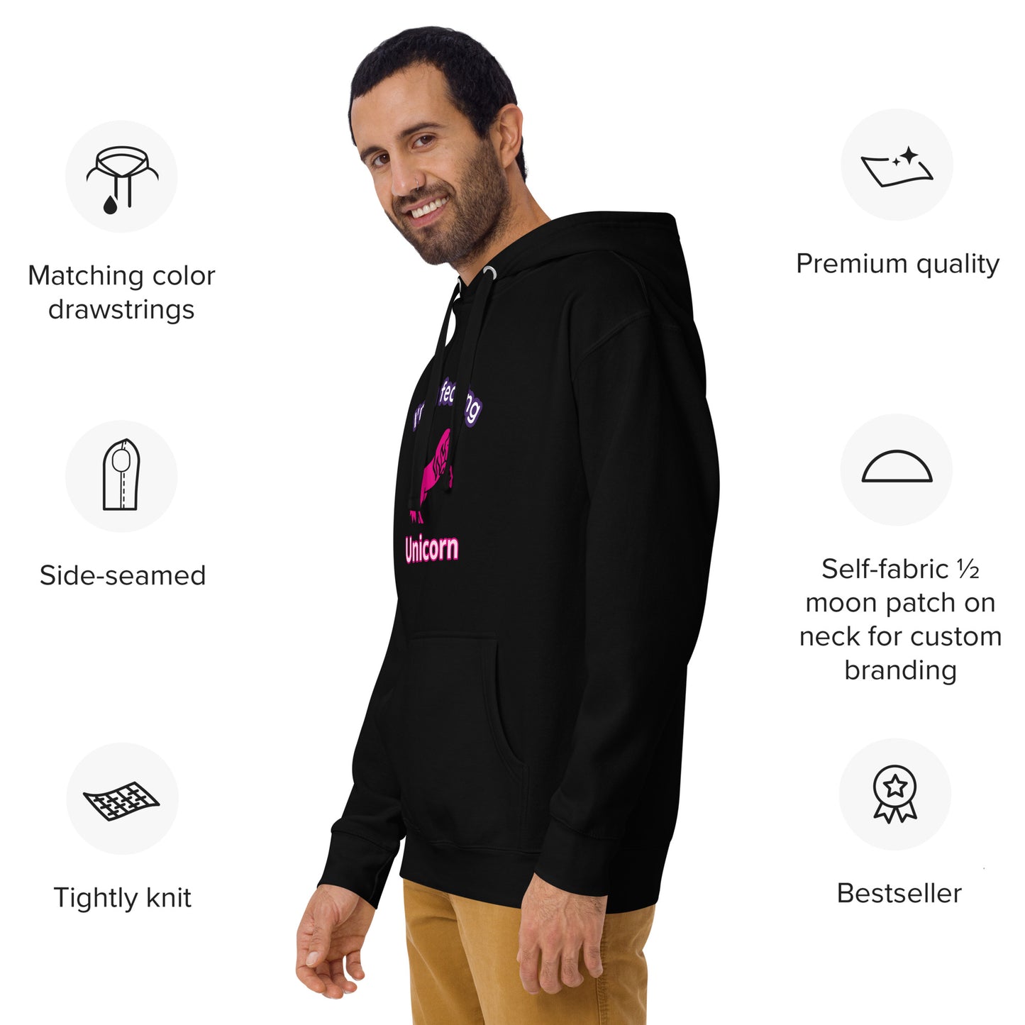 Fecking Unicorn Hoodie by Fecking Tees