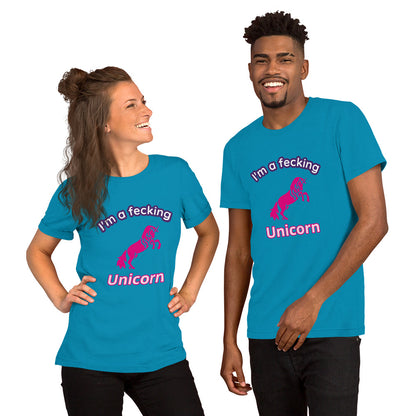 Introducing our "I'm a Fecking Unicorn" T-shirt - a playful and vibrant addition to our Fecking Tees collection! 🦄