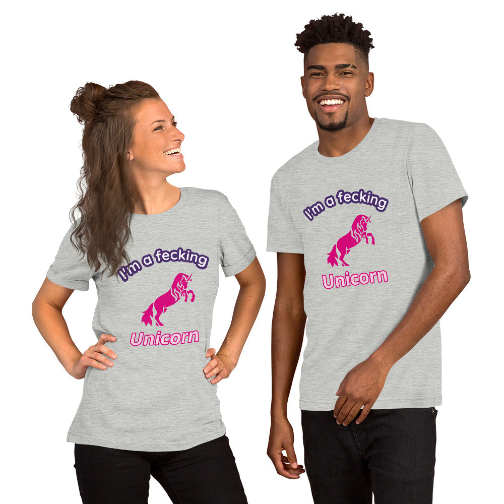 Introducing our "I'm a Fecking Unicorn" T-shirt - a playful and vibrant addition to our Fecking Tees collection! 🦄