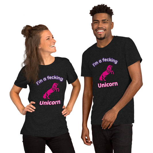 Introducing our "I'm a Fecking Unicorn" T-shirt - a playful and vibrant addition to our Fecking Tees collection! 🦄