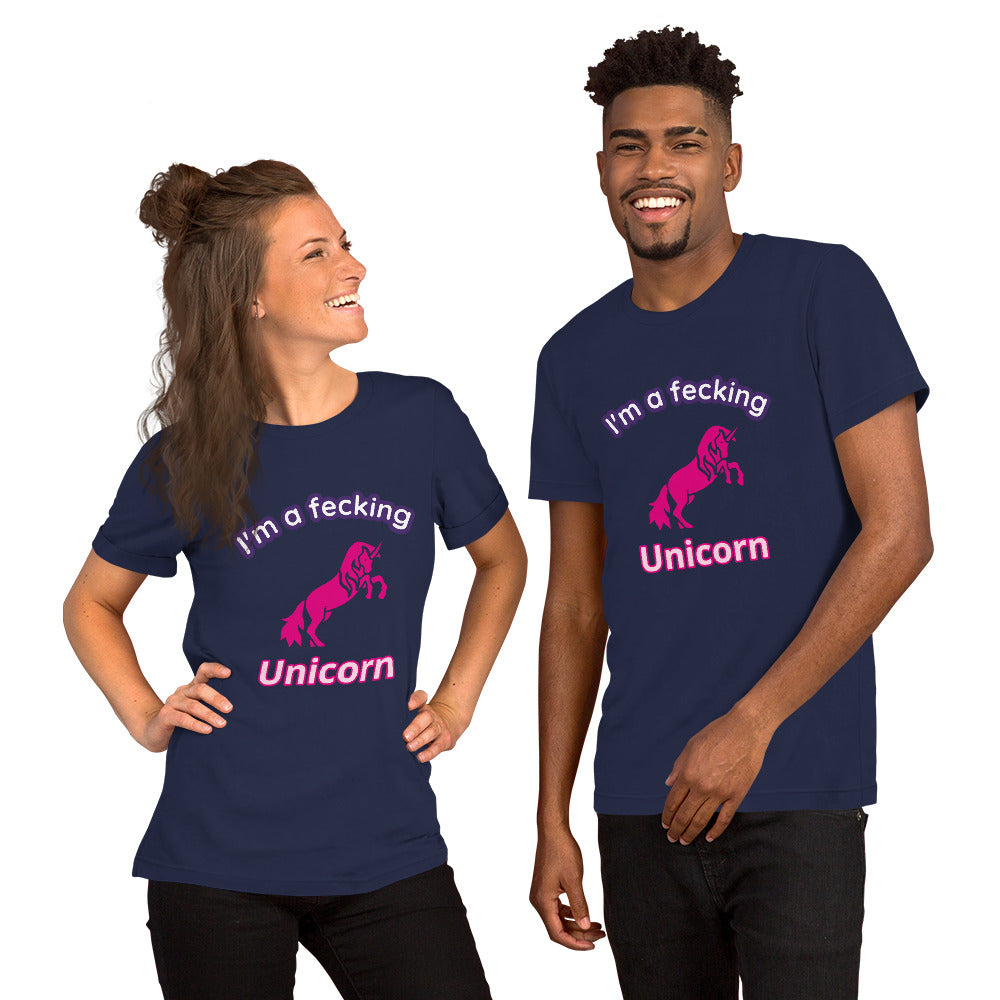 Introducing our "I'm a Fecking Unicorn" T-shirt - a playful and vibrant addition to our Fecking Tees collection! 🦄