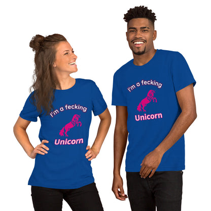 Introducing our "I'm a Fecking Unicorn" T-shirt - a playful and vibrant addition to our Fecking Tees collection! 🦄